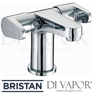 Bristan QST BAS2 C QUEST Two Handled Basin Mixer Tap with Clicker Waste Spare Parts